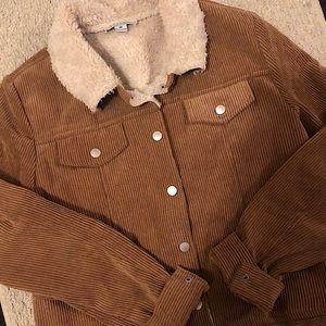 Corduroy Sherpa jacket